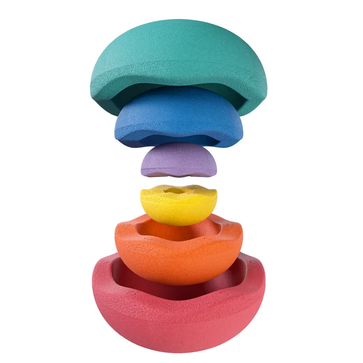 Stapelstein® - Inside rainbow classic, multicolor (set de 6)