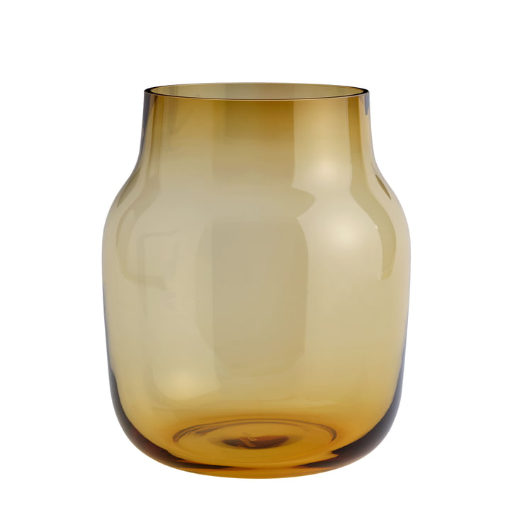 Muuto - Silent Vase, Ø 20 cm, orange brûlé