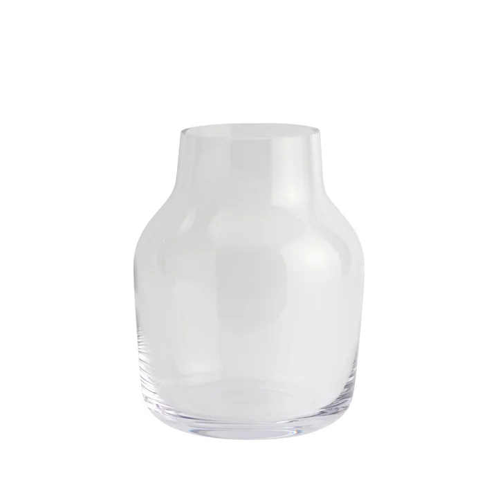 Muuto - Silent Vase, Ø 15 cm, clair