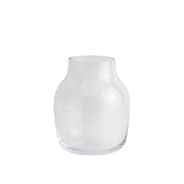 Muuto - Silent Vase, Ø 11 cm, clair