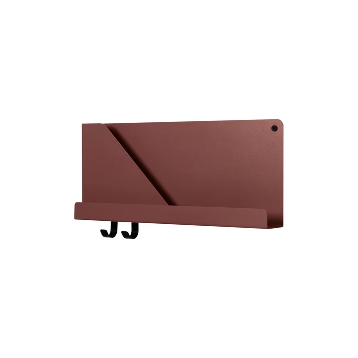 Muuto - Tablettes pliées 51 x 22 cm, rouge profond