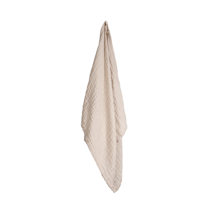 Fine Serviette, 60 x 100 cm, stone de The Organic Company