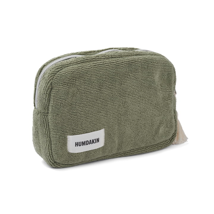 Trousse de toilette en éponge de Humdakin en couleur green tea