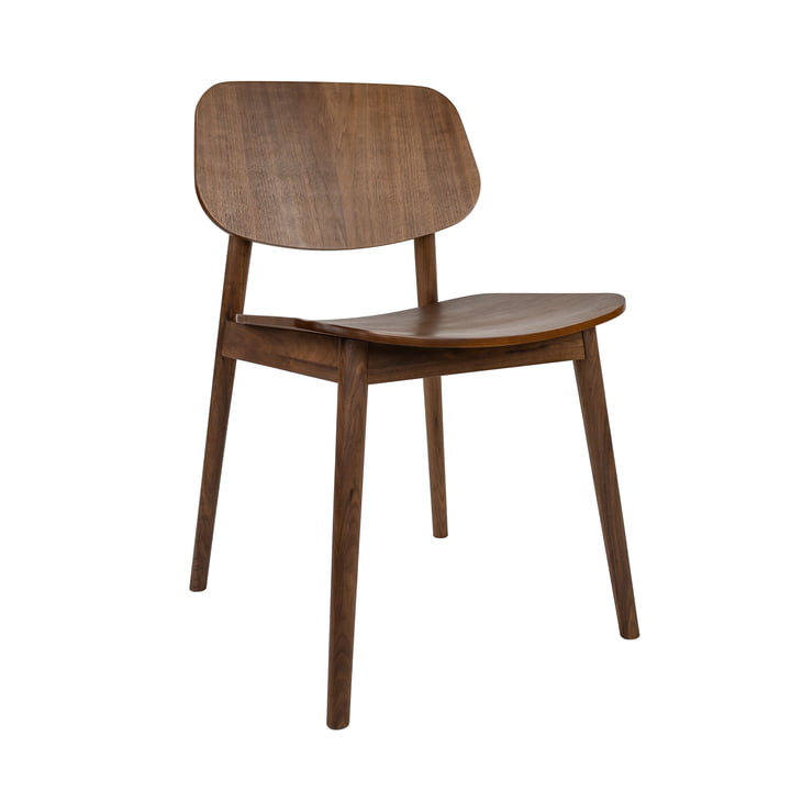 Studio Zondag - Baas Dining Chair Solid and Veneer, noyer huilé