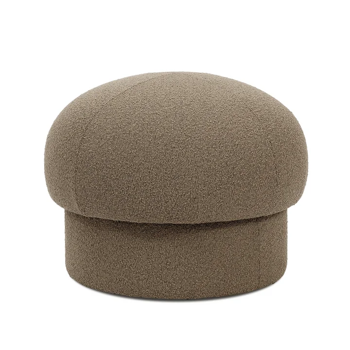 DesignHouseStockholm - Uno Pouf, Ø 65 cm, brun