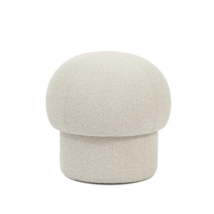 DesignHouseStockholm - Uno Pouf, Ø 50 cm, crème