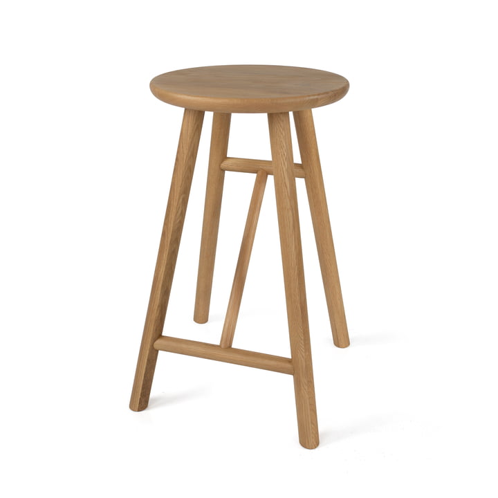 Studio Zondag - Zag Tabouret, Ø 37 x H 65 cm, huilé