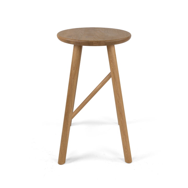 Studio Zondag - Zag Tabouret, Ø 37 x H 65 cm, huilé