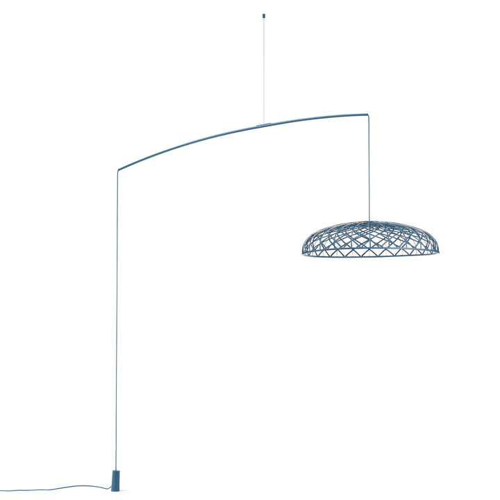 Flos - Skynest Motion LED Lampe suspendue, tourmaline bleue