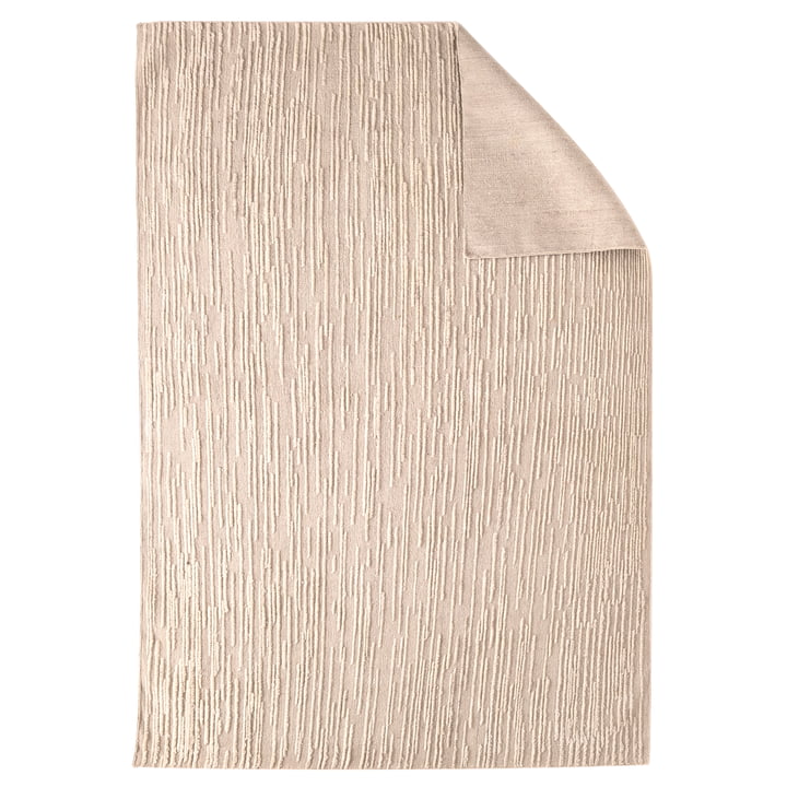 Doblecara 4 tapis de laine, réversible, 200 x 300 cm, beige de Nanimarquina