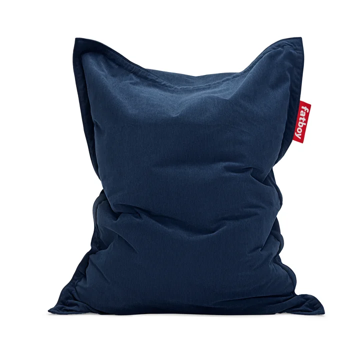Recyclé Original Slim Pouf, bleu profond de Fatboy
