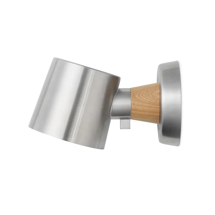 Normann Copenhagen - Rise Applique murale avec support mural, inox