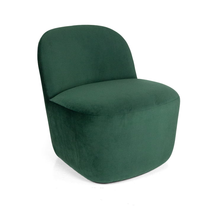 Clare Big Fauteuil de Studio Zondag dans la version vert foncé / velours Flow