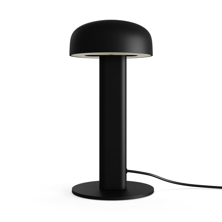 NOD Lampe de table LED, noir graphite de TipToe
