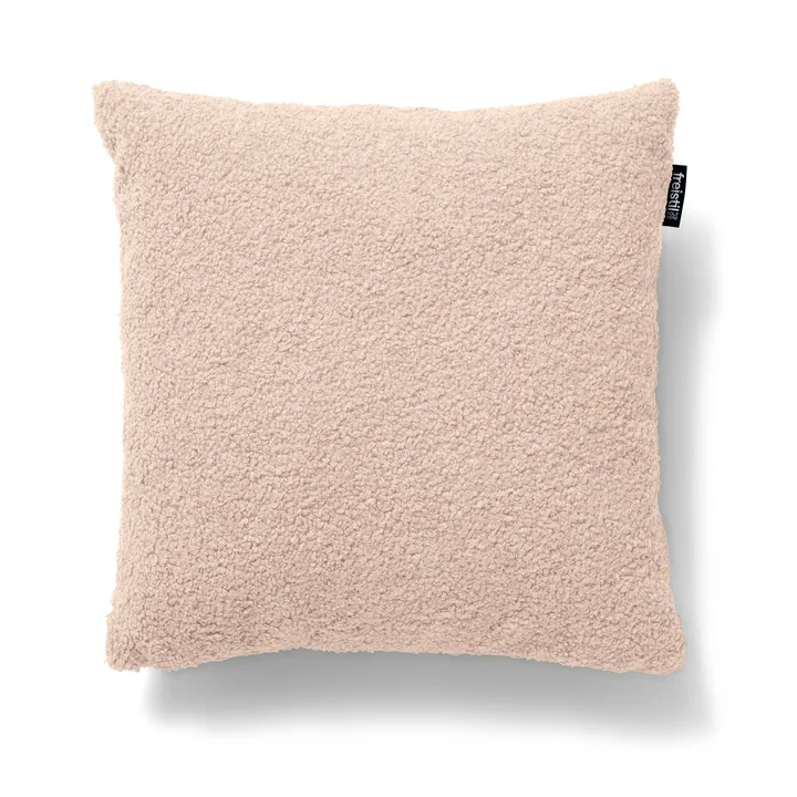 freistil - 173 Coussin (Teddy Edition), 35 x 35 cm, blanc perle rosé(6531)