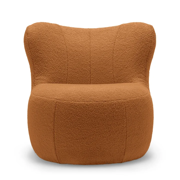 freistil - 173 Fauteuil (Teddy Edition), marron orangé (6534)