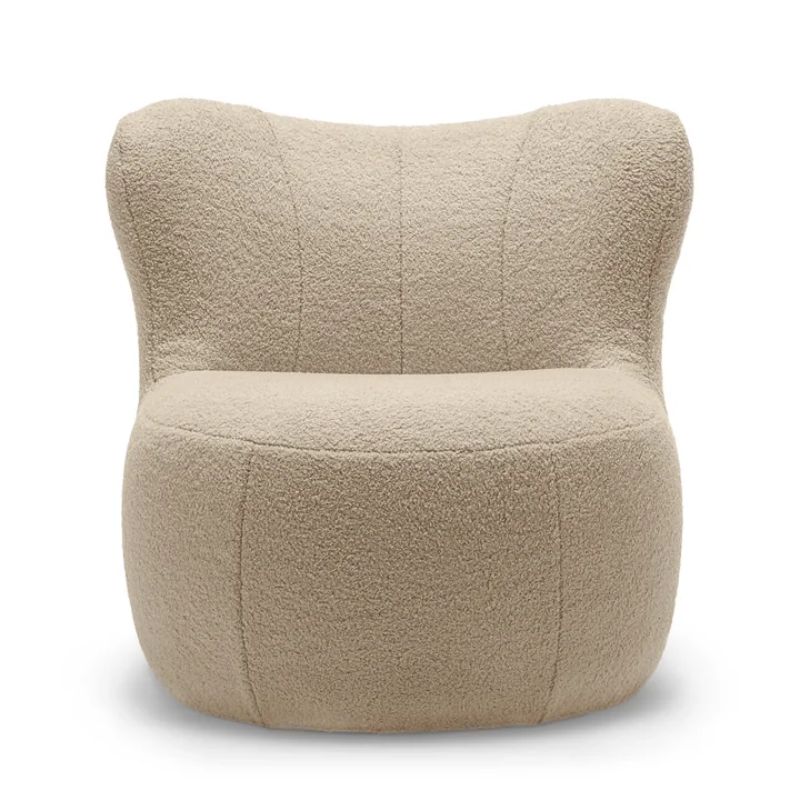 freistil - 173 Fauteuil (Teddy Edition), gris pierre (6532)