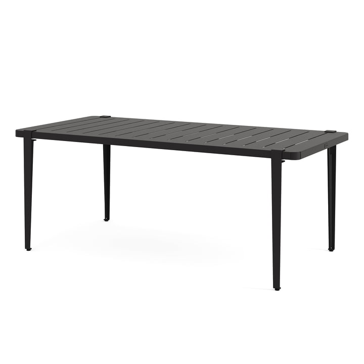 Table de jardin MIDI Collection, 190 x 90 cm, noir graphite de TipToe