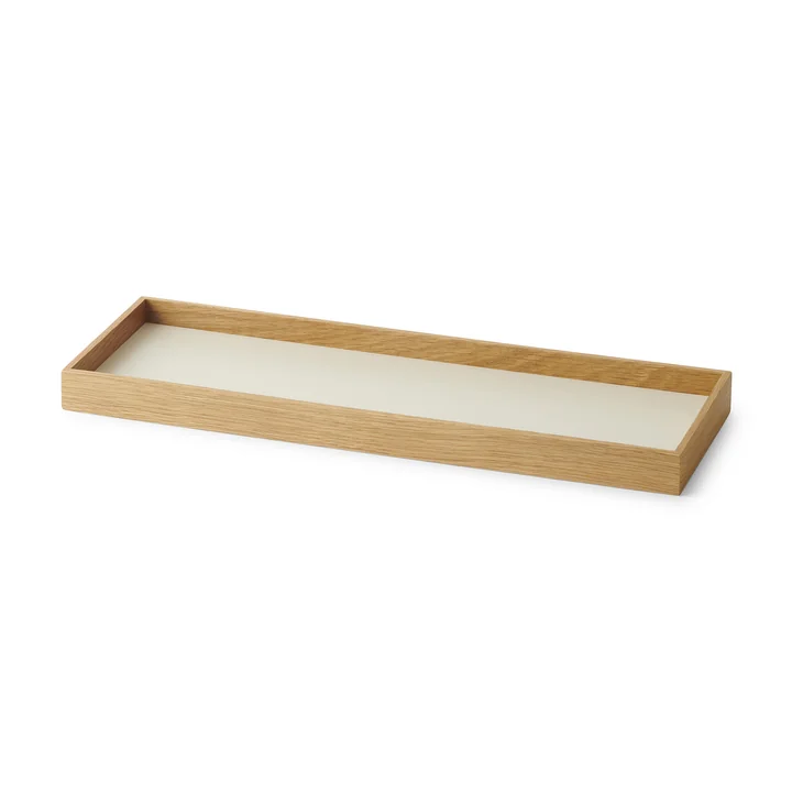 Frame Plateau, small, chêne / beige de Gejst