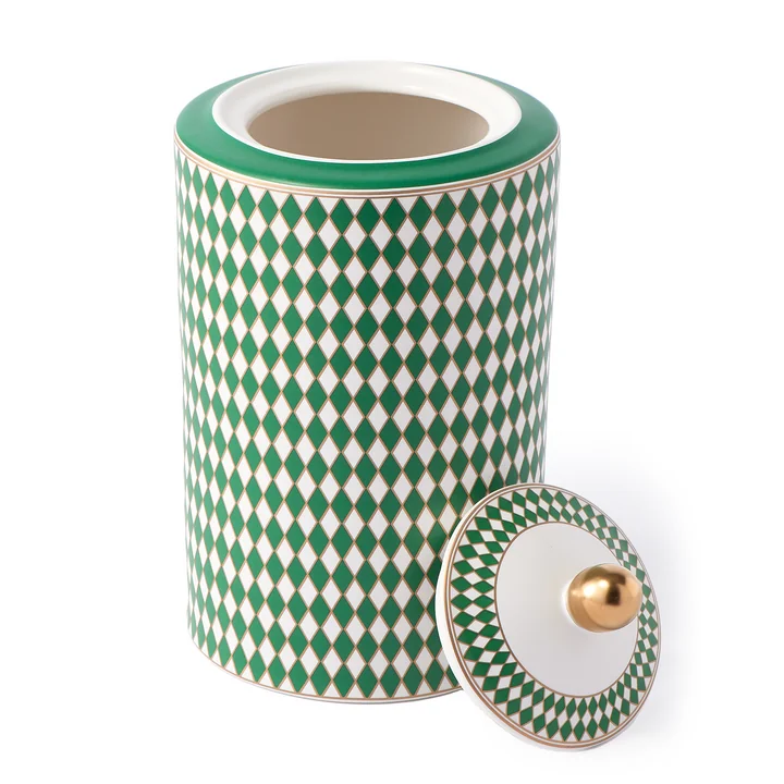 Pols Potten - Chess Boîte de rangement, H 26 cm, vert foncé