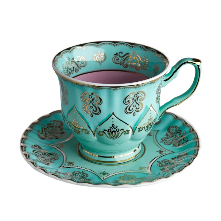 Pols Potten - Grandpa Tasse avec soucoupe, multicolore