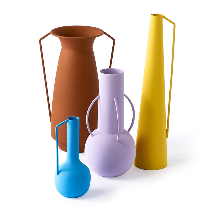 Pols Potten - Roman Vase, multicolore mat (set de 4)