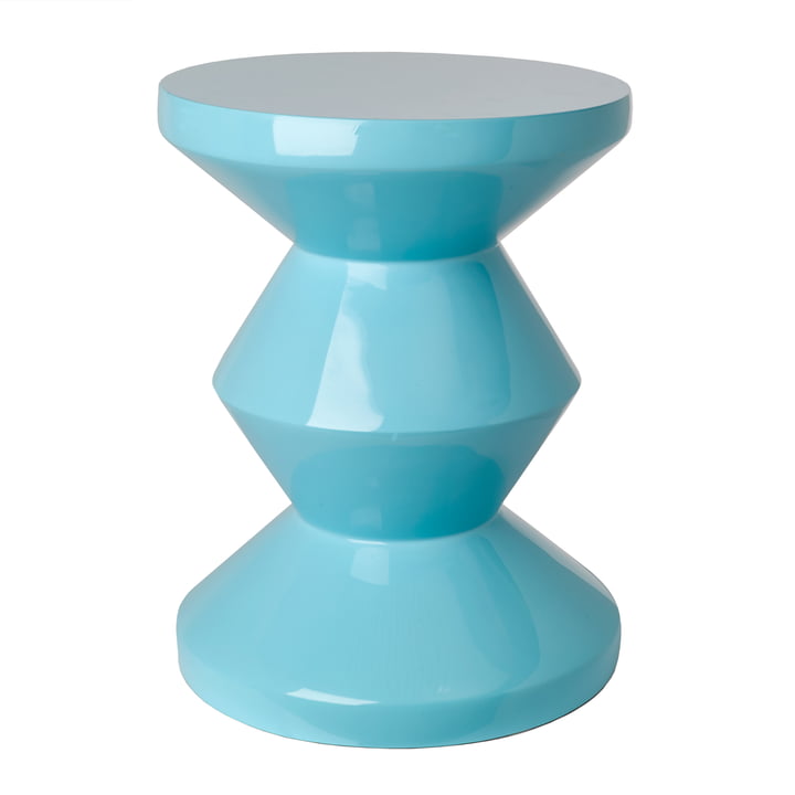 Zig Zag Tabouret, bleu clair de Bloomingville