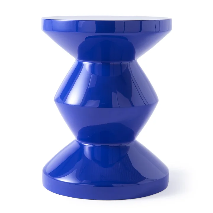 Zig Zag Tabouret, bleu foncé de Pols Potten