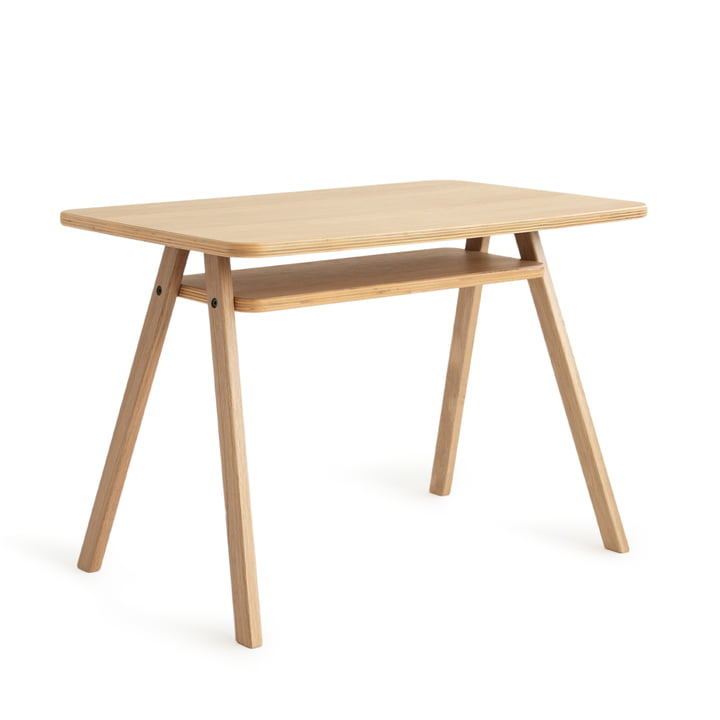 Nobodinoz - Growing Green Table pour enfants, chêne naturel