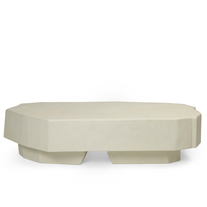 ferm Living - Staffa Table basse, Large, blanc cassé