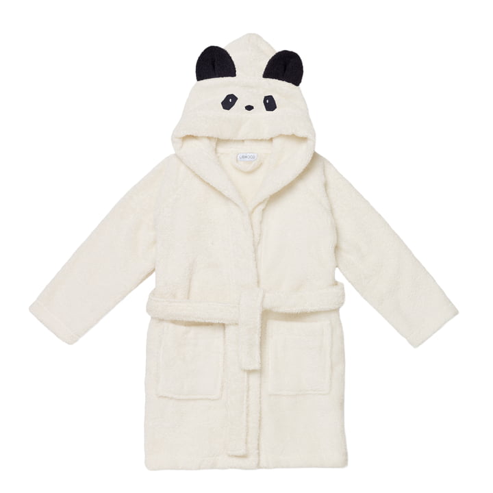 Lily Peignoir de bain, Panda, 1 - 2 ans, crème de la crème de LIEWOOD