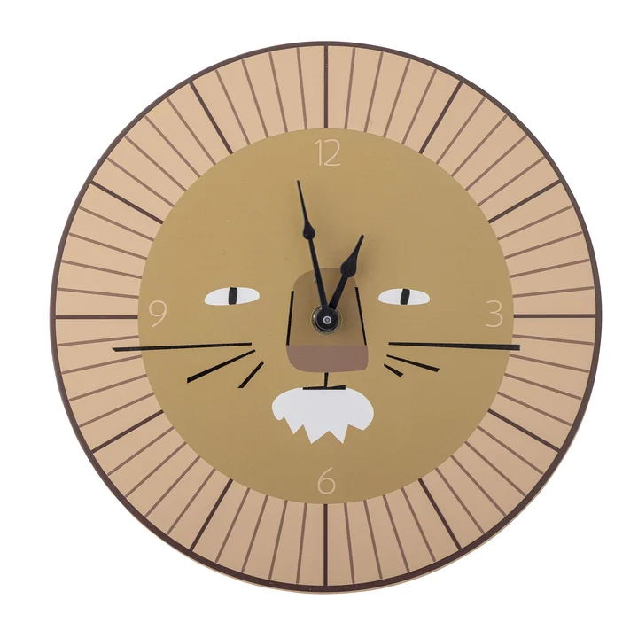 Mini horloge murale Harrison de Bloomingville dans la couleur marron