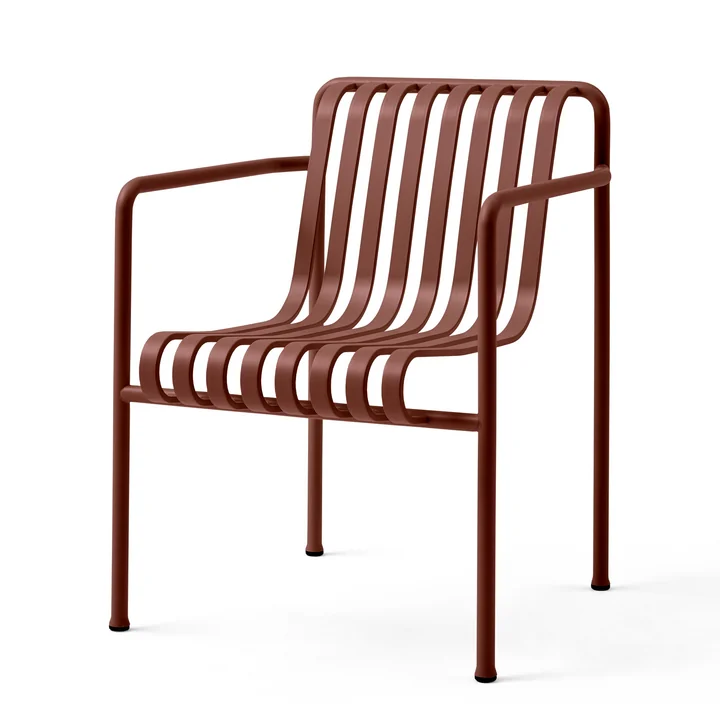 HAY - Palissade Dining Armchair , iron red