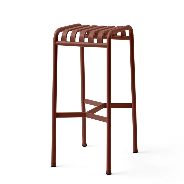 HAY - Palissade Tabouret de bar, rouge fer
