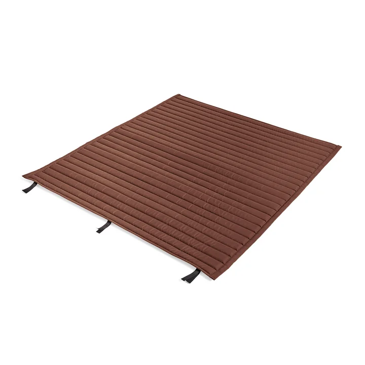 HAY - Palissade Quilted Cushion pour canapé lounge, iron red