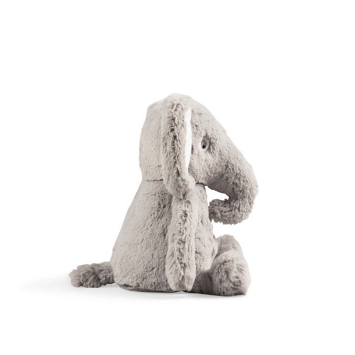 Doudou Finley l'éléphant, 22 cm, gris de Sebra