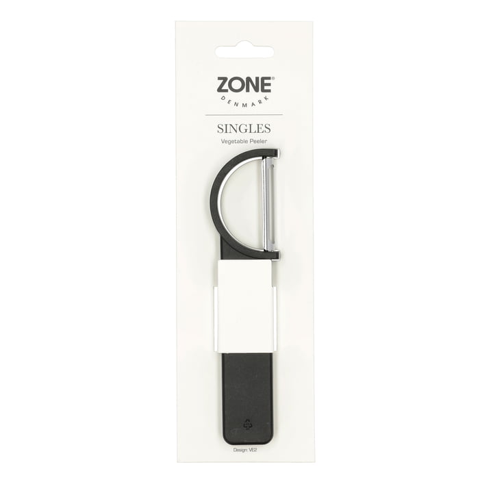 Zone Denmark - Singles Éplucheur à légumes, 5,9 cm, noir