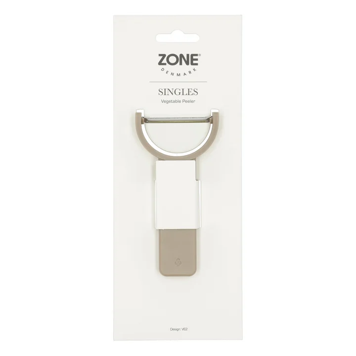 Zone Denmark - Singles Éplucheur à légumes, 3,2 cm, taupe