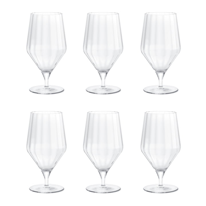 Bernadotte Verre à bière, 450 ml (set de 6) de Georg Jensen