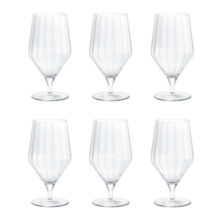 Bernadotte Verre à bière, 450 ml (set de 6) de Georg Jensen