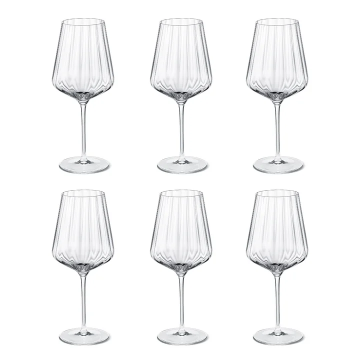 Bernadotte Verre à vin blanc, 430 ml (set de 6) de Georg Jensen