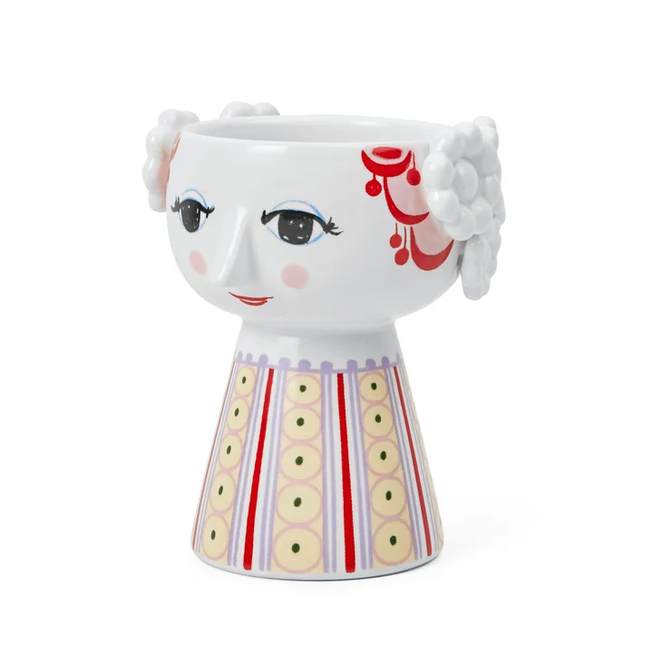 Bjørn Wiinblad - Eva Bougeoir H 9. 5 x Ø 8 cm, bleu lavande