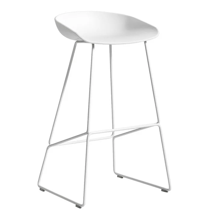 HAY - About A Stool AAS 38 Tabouret de bar H 85, white 2. 0