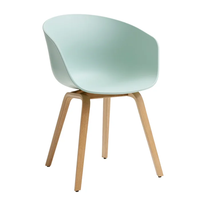 HAY - About A Chair AAC 22, Chêne laqué / dusty mint 2. 0