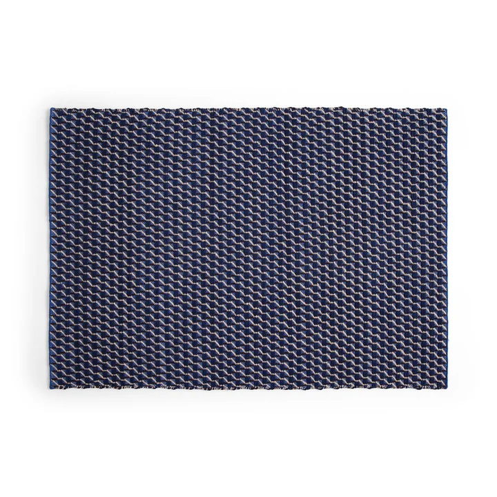 Channel Tapis, 170 x 240 cm, bleu / blanc de HAY