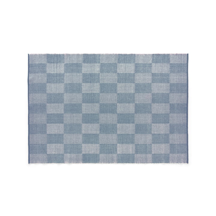 Check Tapis, 170 x 240 cm, bleu clair s check de HAY