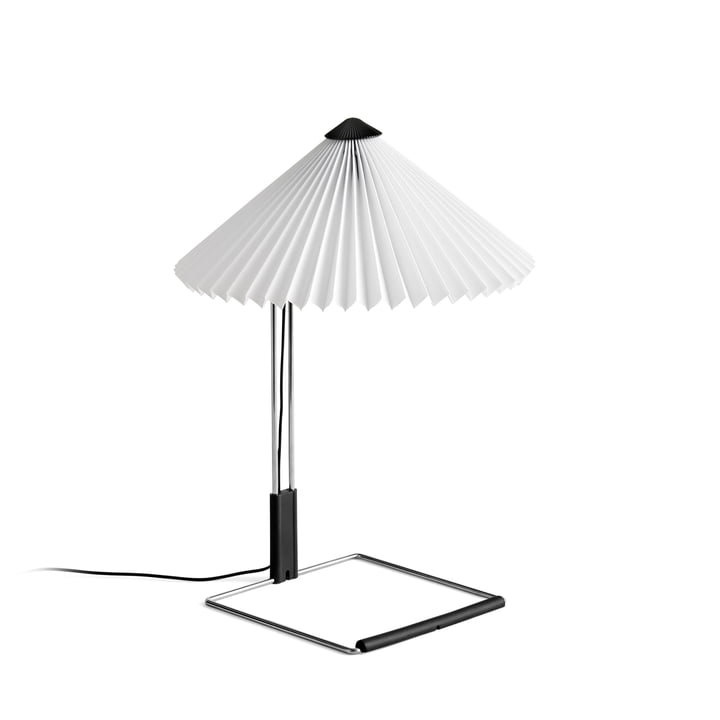 Matin Lampe de table LED S, blanc / miroir de HAY