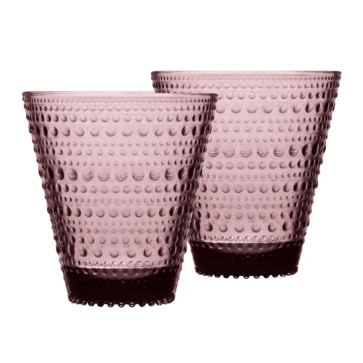 Iittala - verre Kastehelmi Verre à boire 30 cl, violet (set de 2)