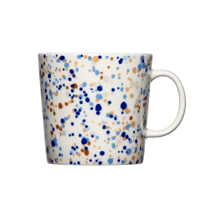 Iittala - Oiva Toikka Gobelet avec anse 0,4 l, bleu clair-marron