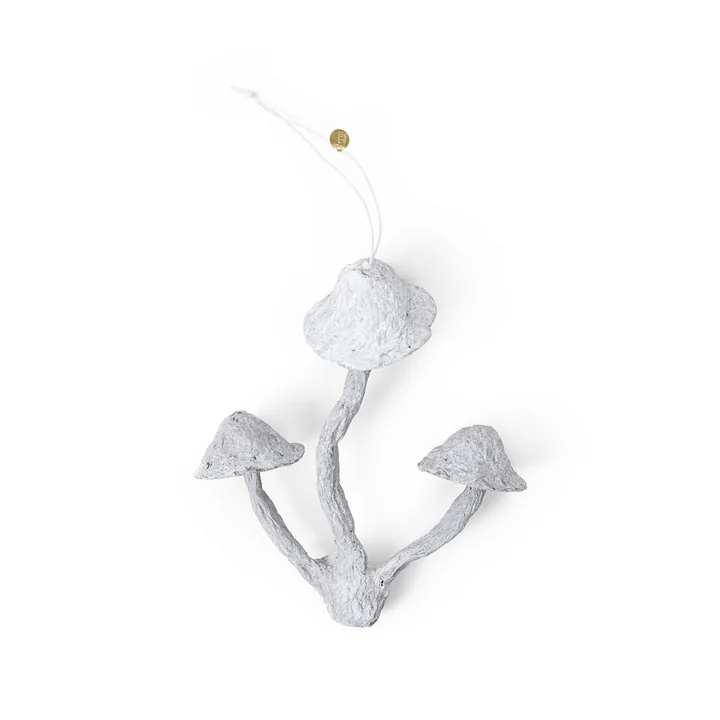 Mushroom Ornament de Ferm Living dans la couleur blanc fané